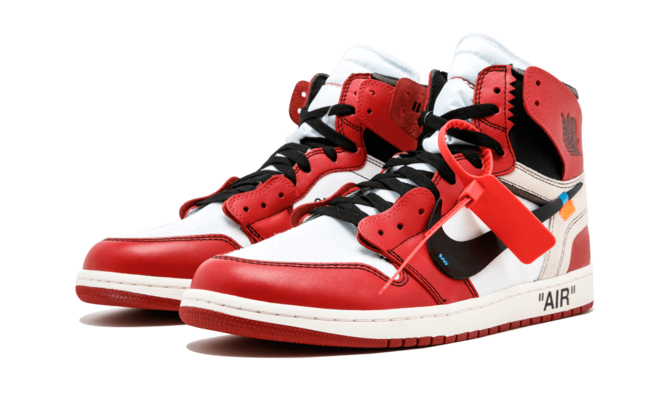 Shop Men's Air Jordan 1 x Off-White - Chicago Red at Discounted Prices Now!