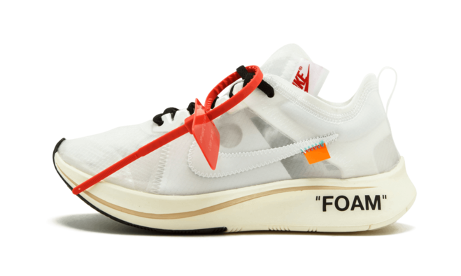 Women's Nike x Off White Zoom Fly - White, Get Discount Now!