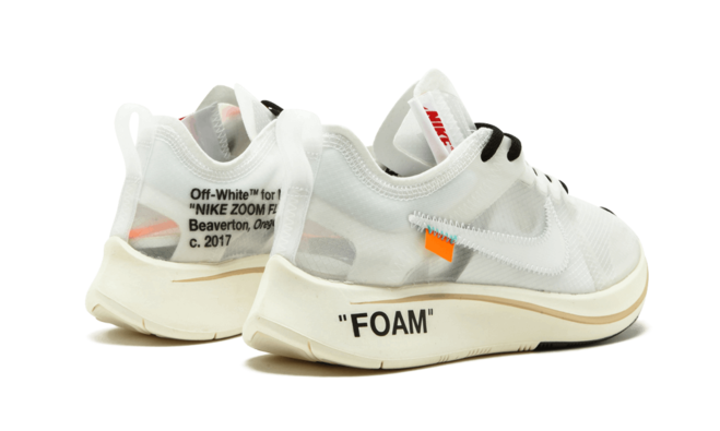 Save on Men's Nike x Off White Zoom Fly - White!