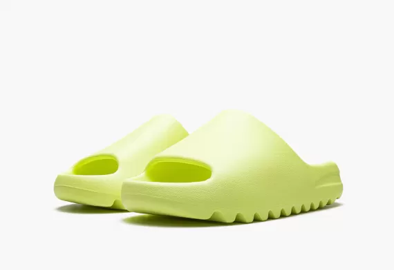 Women's Shoes - Yeezy Slide - Glow Green 2022 with Discount