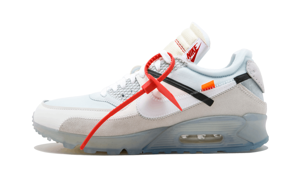 buy real Nike Off-White   Air Max 90 White for 245 USD only