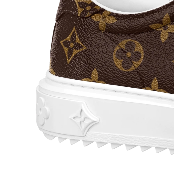 Women's Designer Sneaker - Louis Vuitton Time Out Cacao Brown