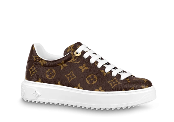 Women's Louis Vuitton Time Out Sneaker Cacao Brown - Shop Now!