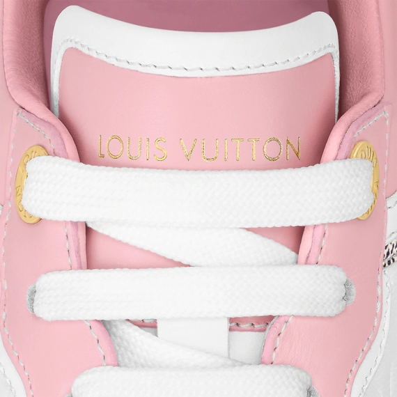 Women's Designer Shoes - Get the Latest Louis Vuitton Time Out Sneaker Rose Clair Pink