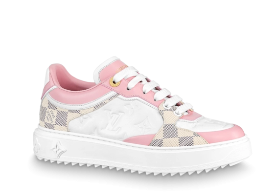 Louis Vuitton Time Out Sneaker Rose Clair Pink - Women's Designer Shoes