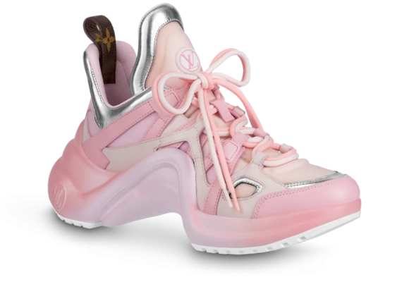 Buy the Lv Archlight Sneaker Rose Clair Pink for Women's Sale