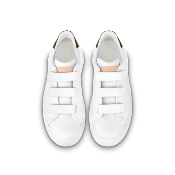 Affordable Women's Louis Vuitton Time Out Sneaker White