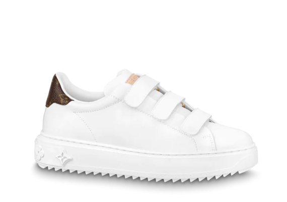 Shop Women's Louis Vuitton Time Out Sneaker White at Discount Prices