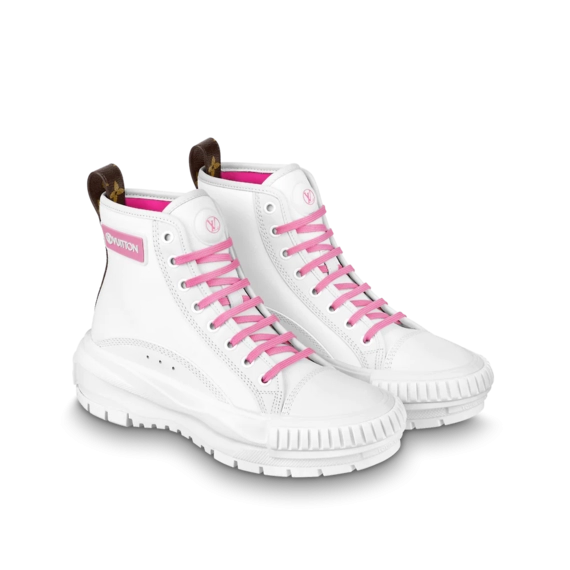 Women's Lv Squad Sneaker Boot White / Pink - Get it Now!
