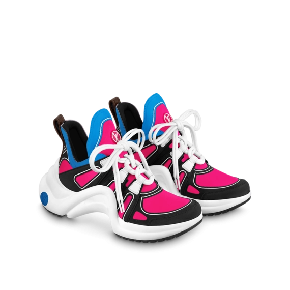 Women's Designer LV Archlight Sneaker Rose Pop Pink - On Sale!