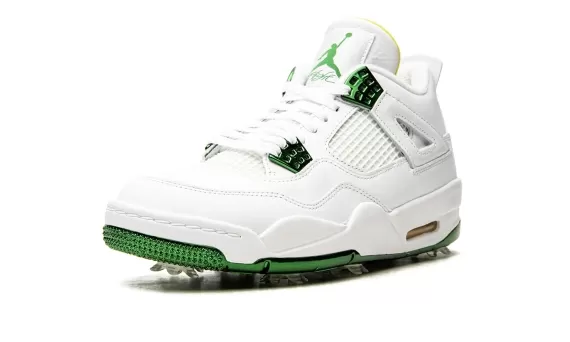 Air Jordan 4 Retro Golf - Metallic Green