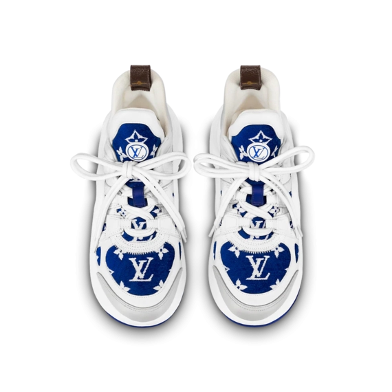 Lv Archlight Sneaker Blue Monogram Velvet - Shop Women's Fashion Now!