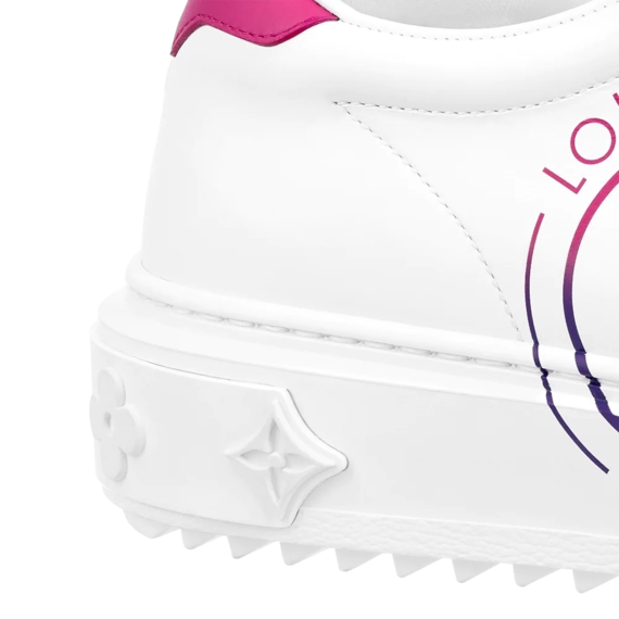 Women's Louis Vuitton Time Out Sneaker Fuchsia Pink - Get it Now!