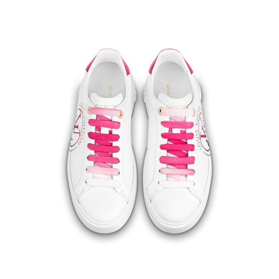 Women's Louis Vuitton Time Out Sneaker Fuchsia Pink - Get it Here!