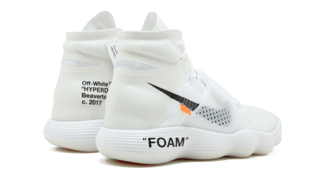 Shop the Nike x Off White Air Hyperdunk Flyknit - WHITE for men's now!