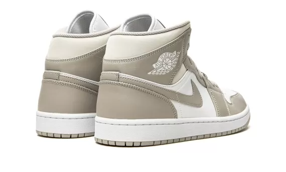 Air Jordan 1 Mid - Linen College Grey