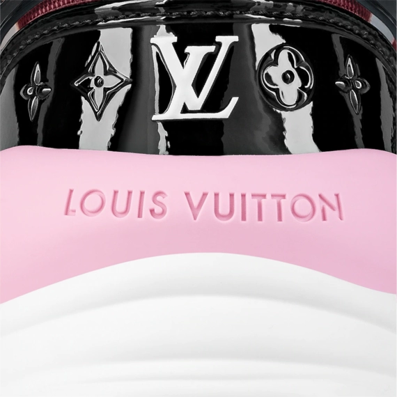 Don't Miss Out - Women's Louis Vuitton Run 55 Sneaker Bordeaux Red!