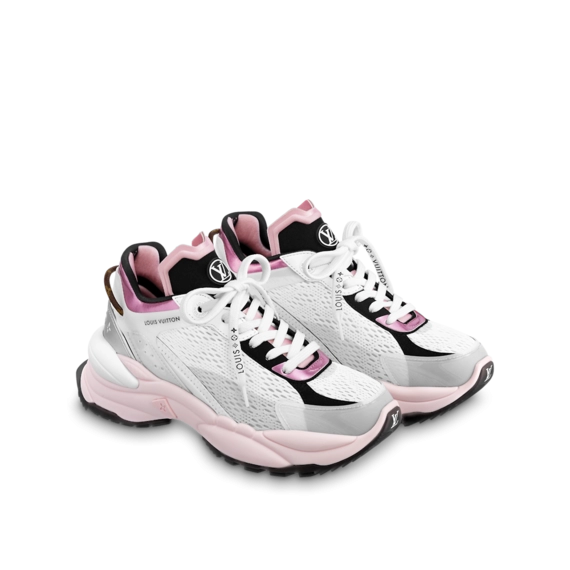 Discounted Louis Vuitton Run 55 Sneaker - Rose Clair Pink for Women!