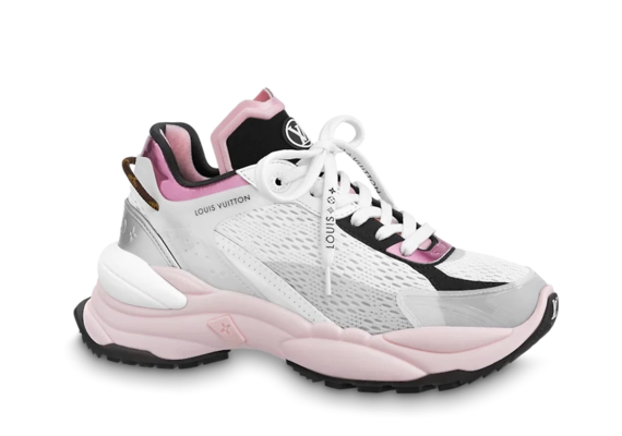 Louis Vuitton Run 55 Sneaker Rose Clair Pink for Women's - Get Discount!