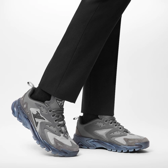 Men's LV Runner Tatic Sneaker Gray - Get Now!