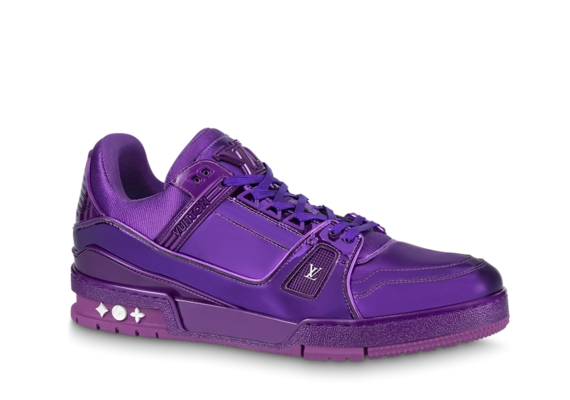 Get the LV Trainer Sneaker Purple for Men's on Sale Now!
