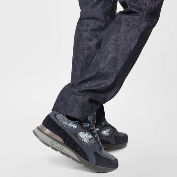 Save on Men's Louis Vuitton Run Away Sneaker Navy Blue