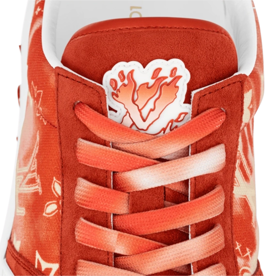 Don't Miss the Sale on Men's LV Ollie Sneaker Orange!