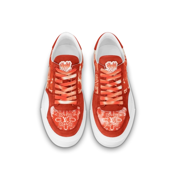 Grab the LV Ollie Sneaker Orange for Men's - On Sale!