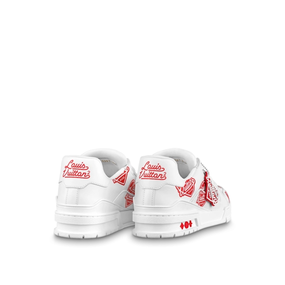 Grab a Bargain on Men's LV Trainer Sneaker White!