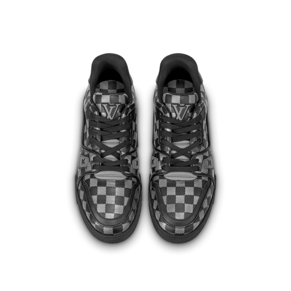 Men's Style at Its Best - Get the LV Trainer Sneaker Black Now!