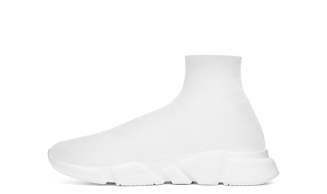 Enjoy Sale on Women's BALENCIAGA SPEED RUNNER MID WHITE