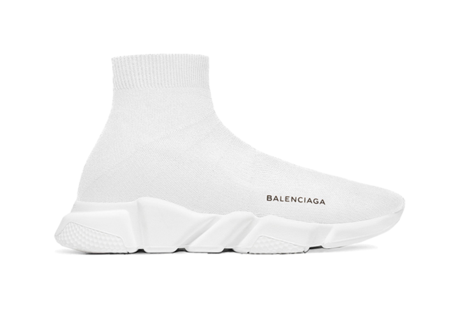 Shop Women's BALENCIAGA SPEED RUNNER MID WHITE with Discounts Now!