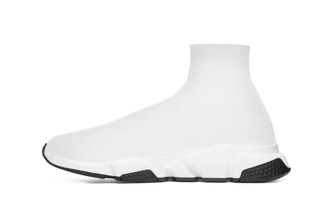 Elevate Your Look with BALENCIAGA SPEED RUNNER MID WHITE/BLACK - Shop Now!