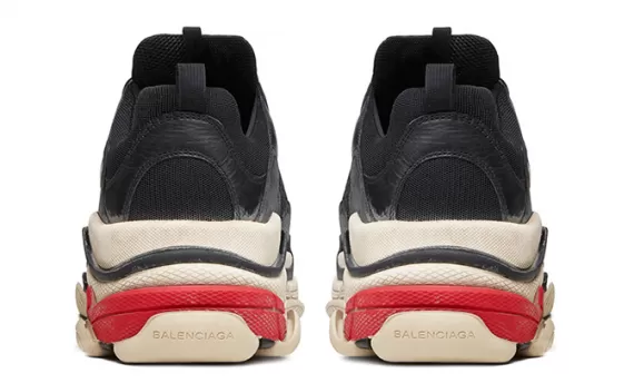 Shop Stylish Women's Balenciaga Triple S Trainers - Black/Red